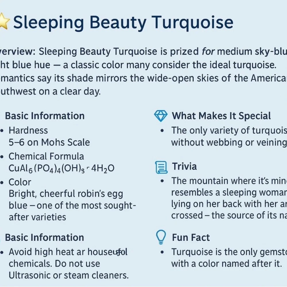 Sleeping Beauty Turquoise Solitaire Stud Earrings in Platinum/Sterling Silver - Picture 7 of 7